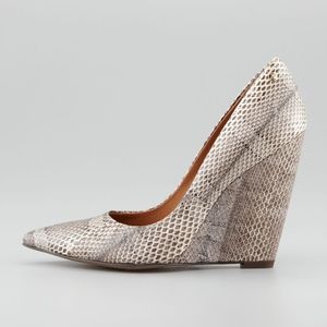 Rachel Roy Allie Snake Wedge Pump